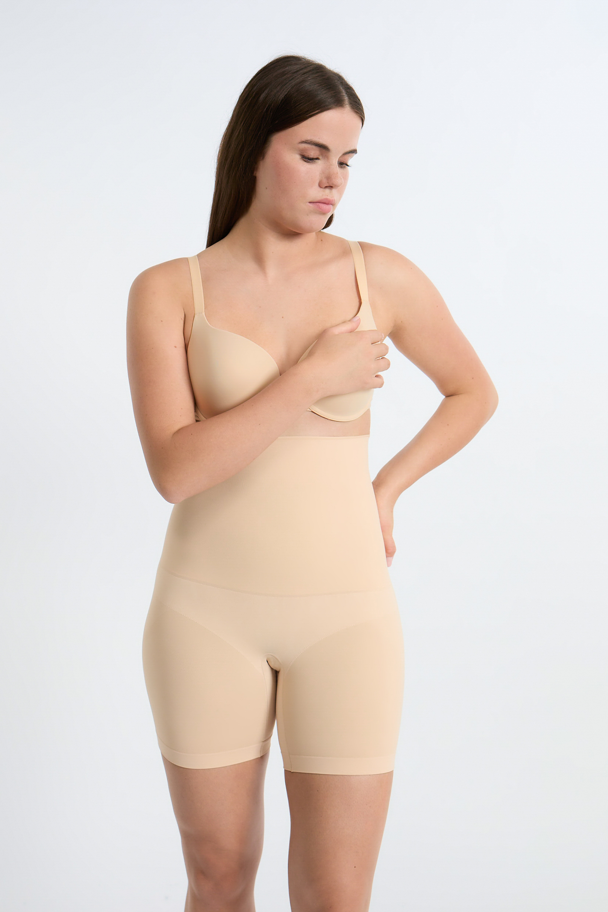 Panty Gainant Amincissant Noir – Taille Haute XL (FR46) Microfibre