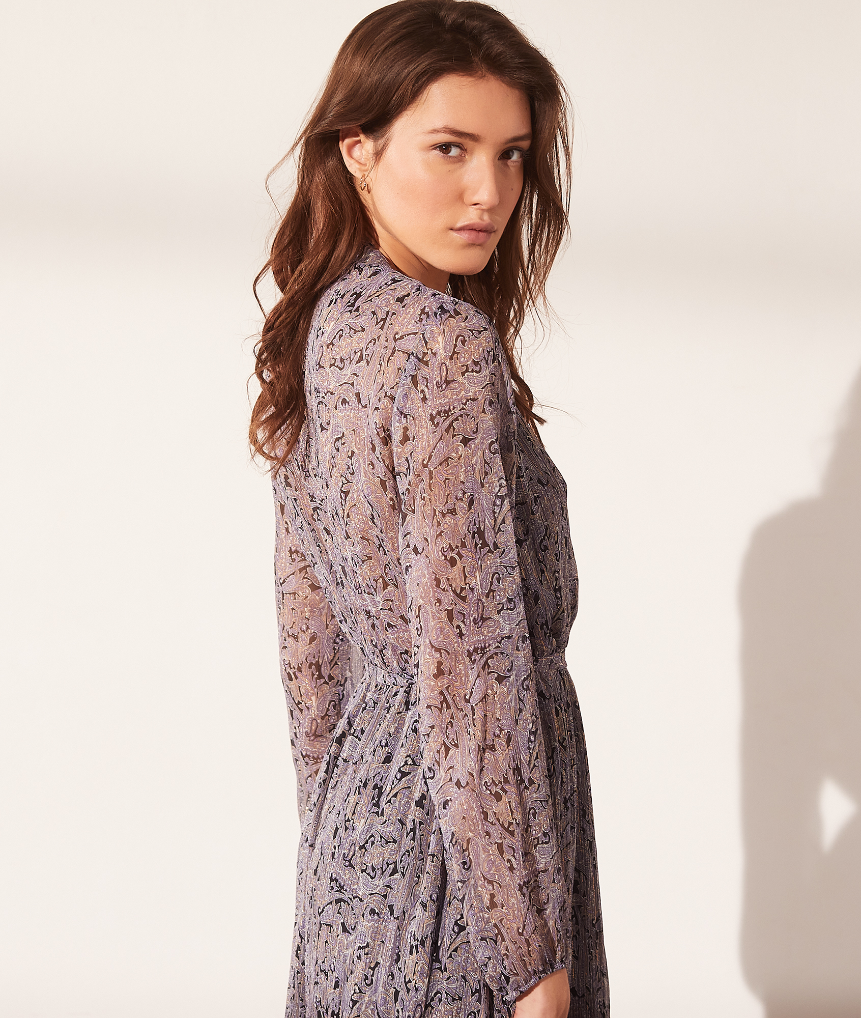 robe imprimée fluide